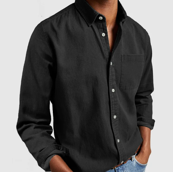 LUGANO Soft Blend Denim Shirt
