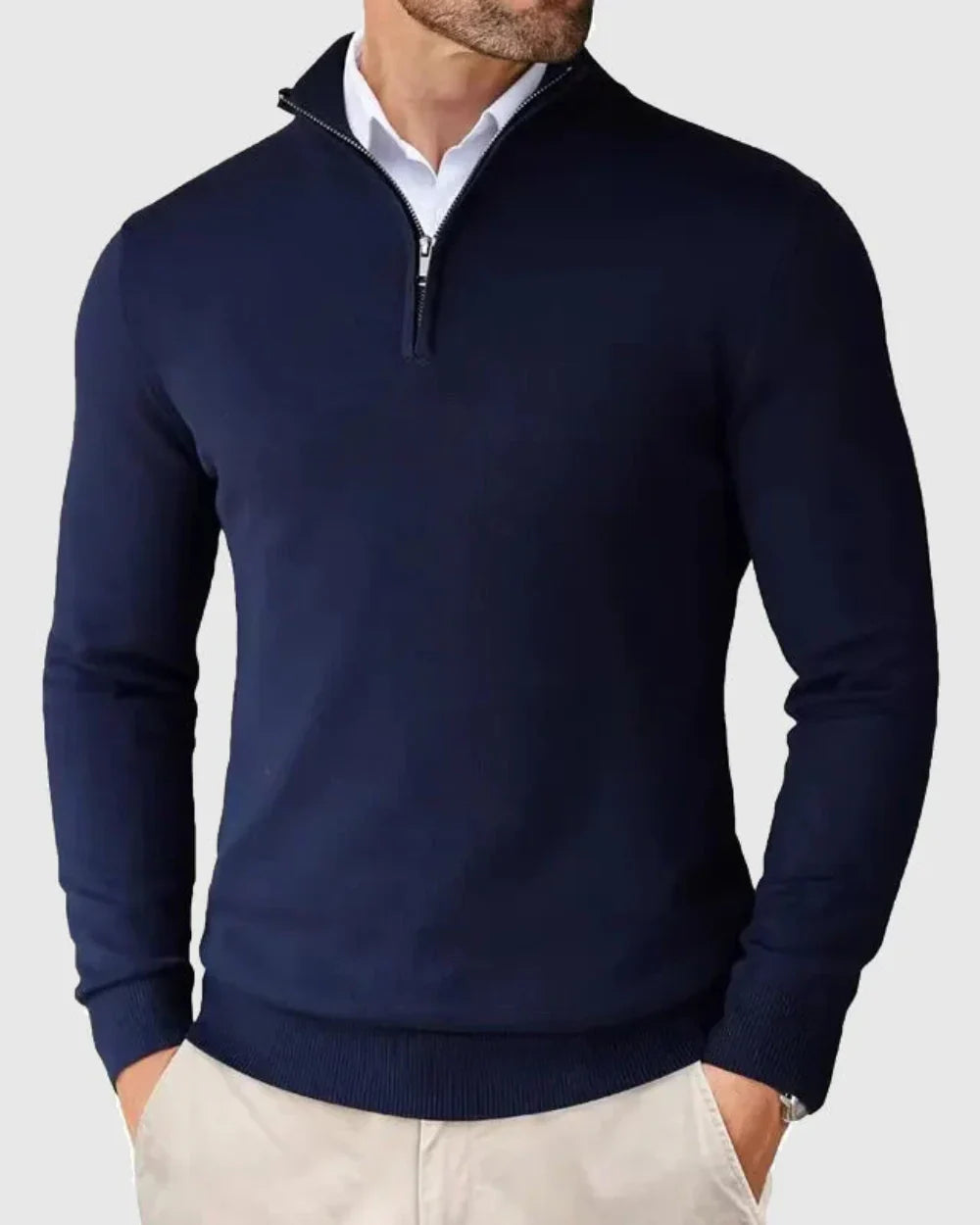 Gstaad Quarter Zip Sweater