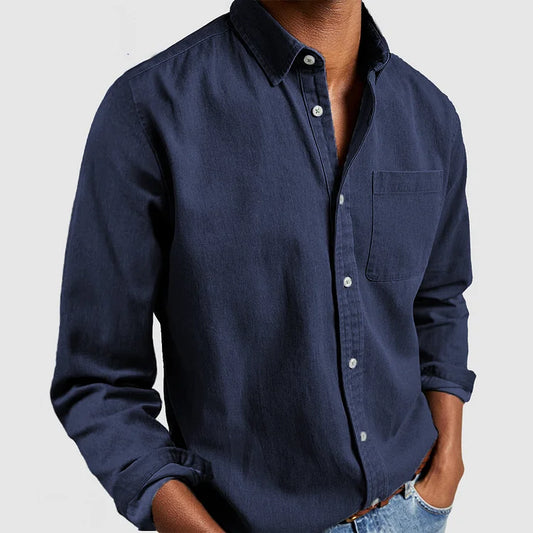 LUGANO Soft Blend Denim Shirt
